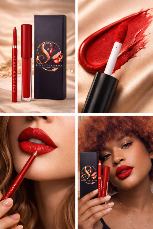 SimplyLyneda Lip Duo – Matte Lipstick & Lip Liner
