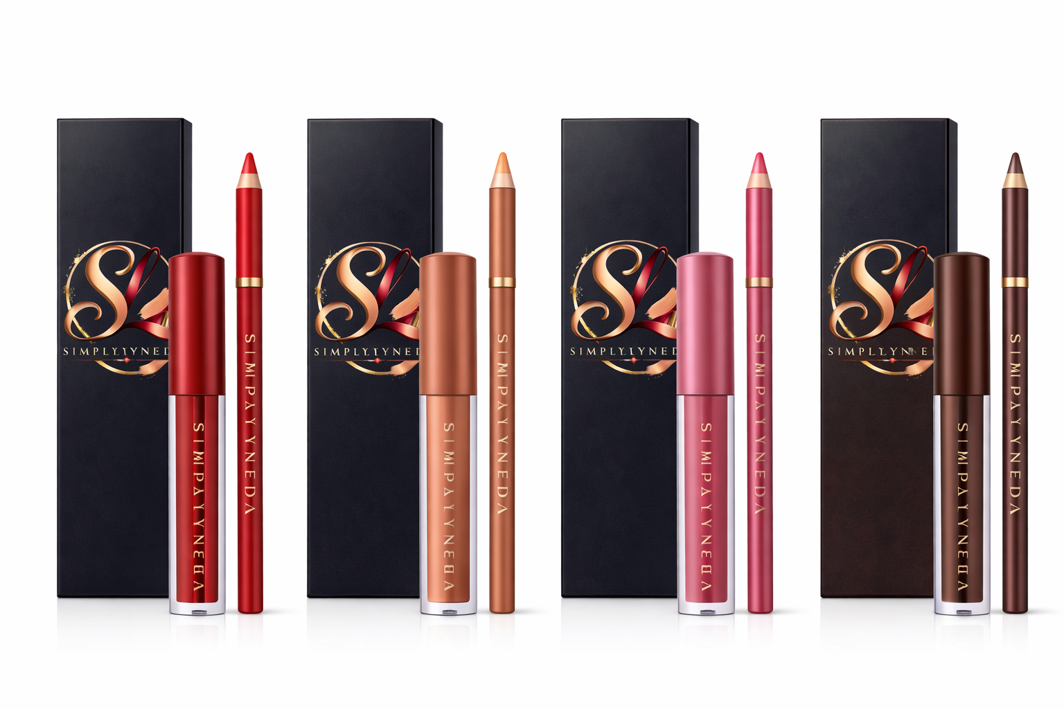 SimplyLyneda Lip Duo – Matte Lipstick & Lip Liner